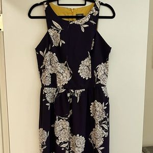Vince Camuto dress, blue floral, Size 10